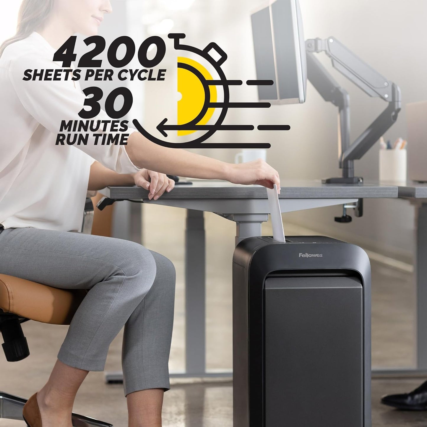Mfg Co. 5015401 Powershred LX220 20 Manual Sheet Capacity Micro-Cut Shredder - Black