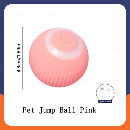 Smart Cat Toys Automatic Rolling Cat Ball Electric Ball Cat Interactive Toy for Cats Training Self-Moving Kitten Toy Accessories