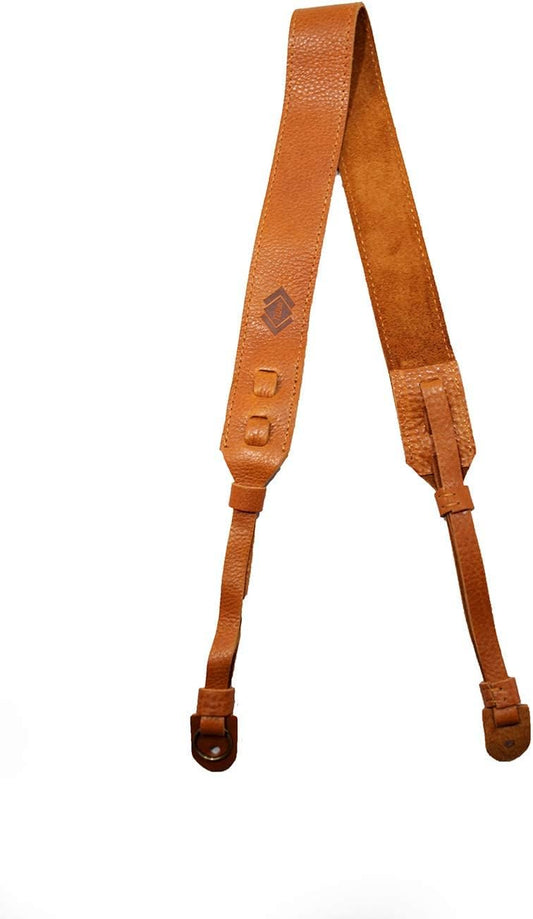 STRAPS Classic Leather Camera Strap | 17.5" Full-Grain Leather with Suede Backing, Fits DSLR & SLR Cameras